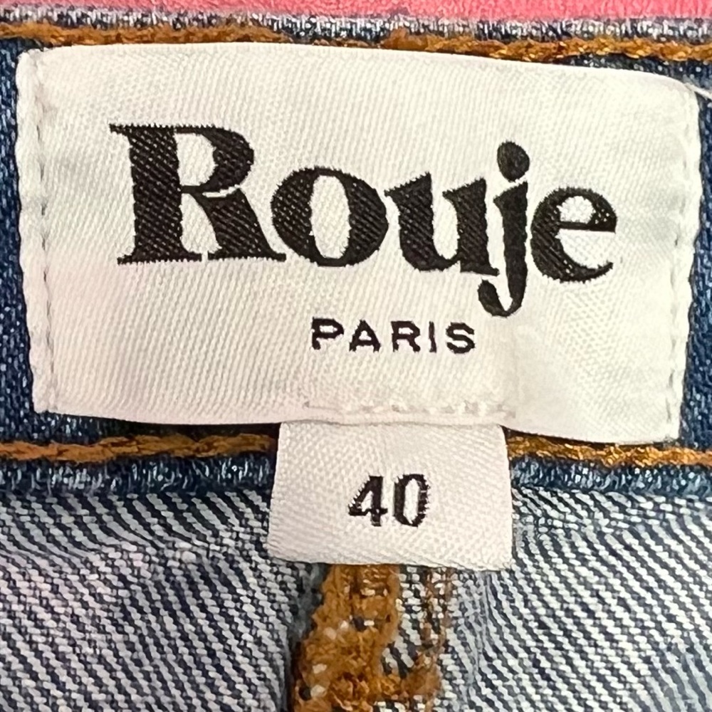 Rouge Paris Vintage Wash Denim Skirt size 40 - Picture 9 of 9